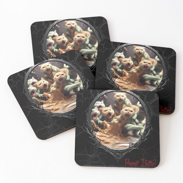 Item preview, Cats & Kittens Making A Huge Peanut Butter Mess designed and sold by FatCatStudios.