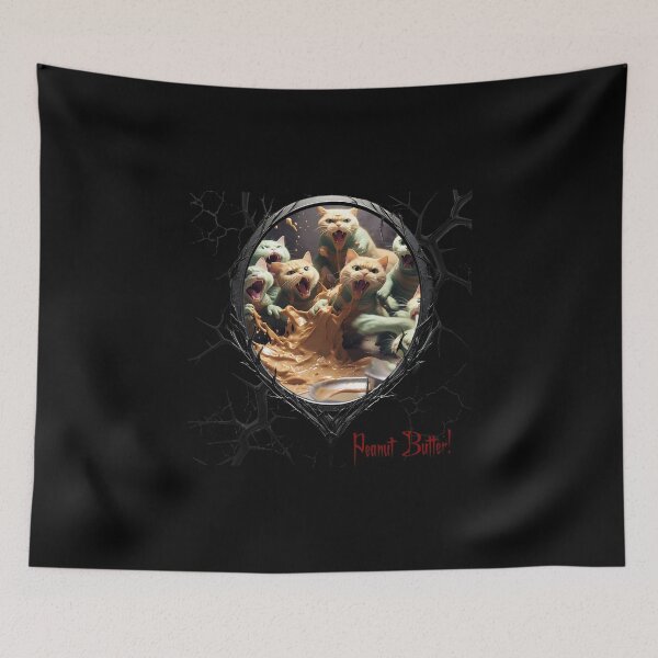 Item preview, Cats & Kittens Making A Huge Peanut Butter Mess designed and sold by FatCatStudios.