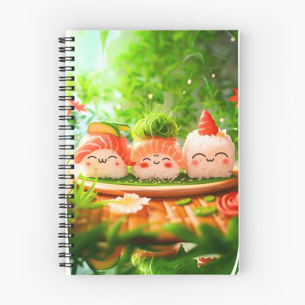 Item preview, Happy Sushi Friends Kawaii Design designed and sold by KatanaCreative.
