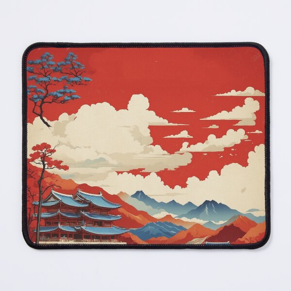 Item preview, North Gyeongsang South Korea Vintage Travel Poster Art designed and sold by TravelersGems.