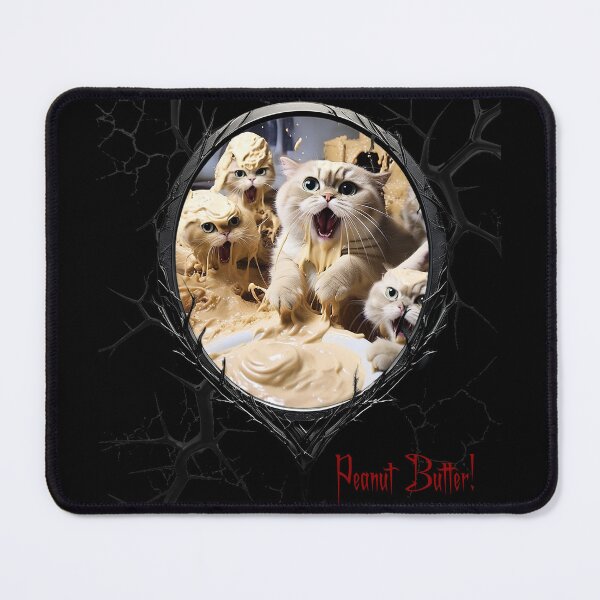 Item preview, Cats & Kittens Making A Huge Peanut Butter Mess designed and sold by FatCatStudios.