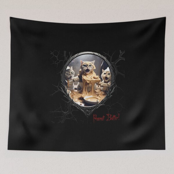 Item preview, Cats & Kittens Making A Huge Peanut Butter Mess designed and sold by FatCatStudios.