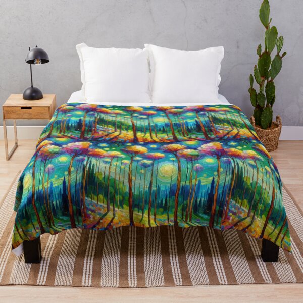Item preview, chromatic blue swirls designed and sold by Dominika Farkašová.