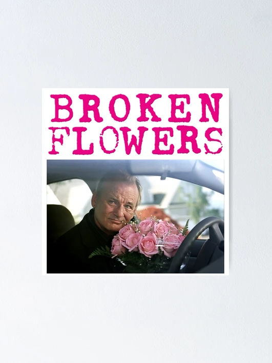 未使用品 映画 Broken Flowers Tシャツ Jim Jarmusch BROKEN FLOWERS 映画 Tシャツ /Jim jarmusch