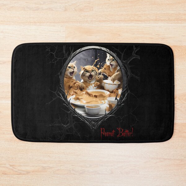 Item preview, Cats & Kittens Making A Huge Peanut Butter Mess designed and sold by FatCatStudios.