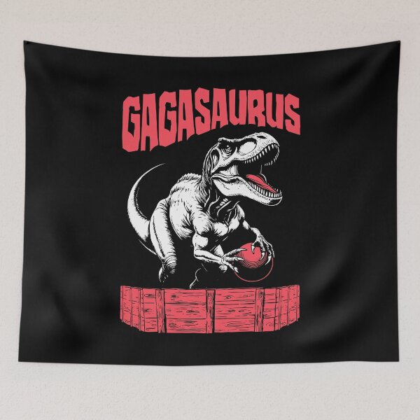 Item preview, Gaga Ball Pit Gagasaurus Funny Dinosaur Dodgeball Player designed and sold by GrandeDuc.