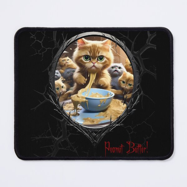 Item preview, Cats & Kittens Making A Huge Peanut Butter Mess designed and sold by FatCatStudios.