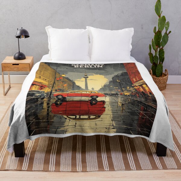 Item preview, Berlin Germany Vintage Travel Poster designed and sold by TravelersGems.