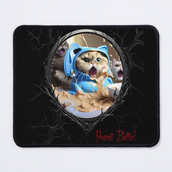Item preview, Cats & Kittens Making A Huge Peanut Butter Mess designed and sold by FatCatStudios.