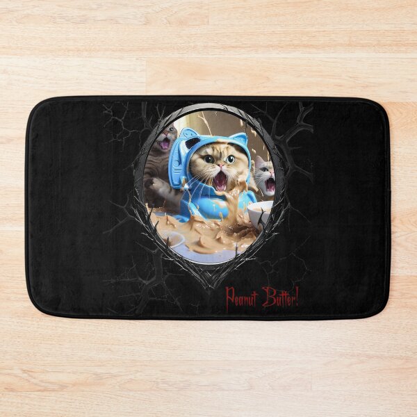 Item preview, Cats & Kittens Making A Huge Peanut Butter Mess designed and sold by FatCatStudios.