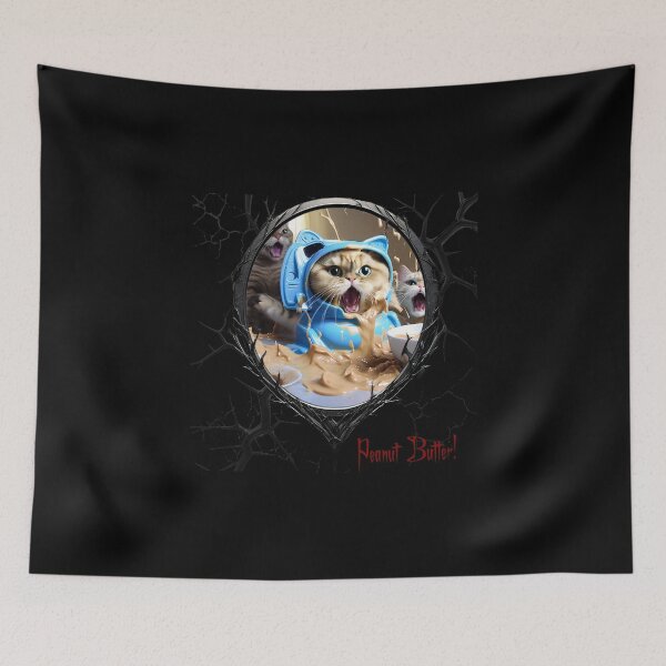 Item preview, Cats & Kittens Making A Huge Peanut Butter Mess designed and sold by FatCatStudios.