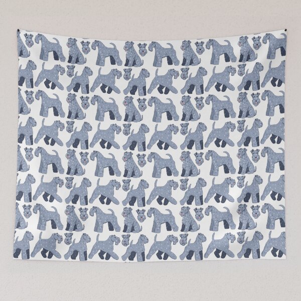 Item preview, Kerry blue terrier dog pattern  designed and sold by Yaragold.
