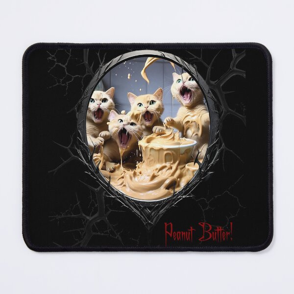 Item preview, Cats & Kittens Making A Huge Peanut Butter Mess designed and sold by FatCatStudios.