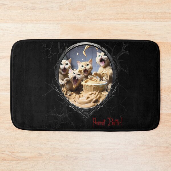 Item preview, Cats & Kittens Making A Huge Peanut Butter Mess designed and sold by FatCatStudios.