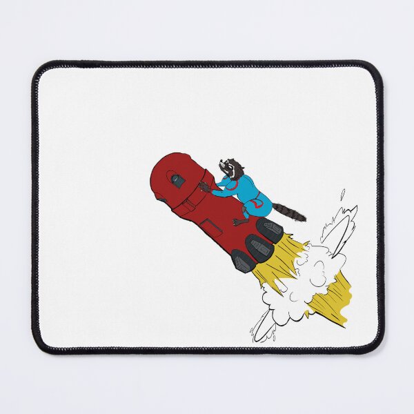 Item preview, rocket raccoon red designed and sold by KunBAArtWork.