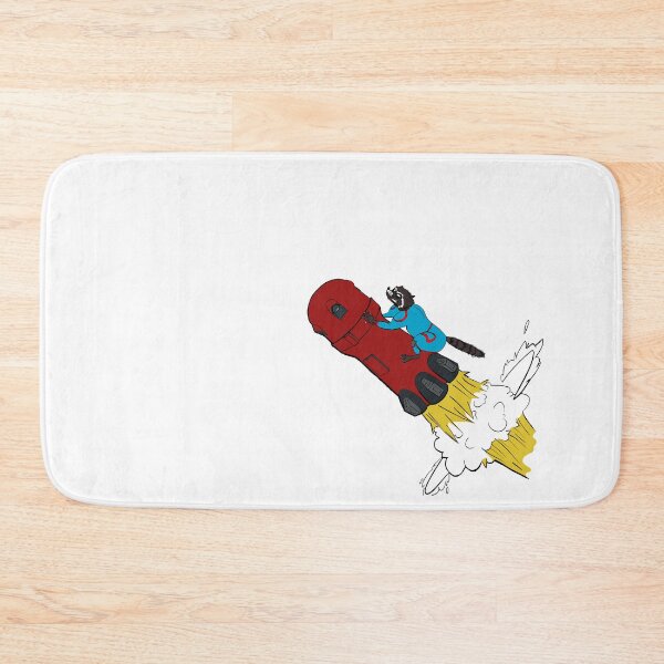Item preview, rocket raccoon red designed and sold by KunBAArtWork.