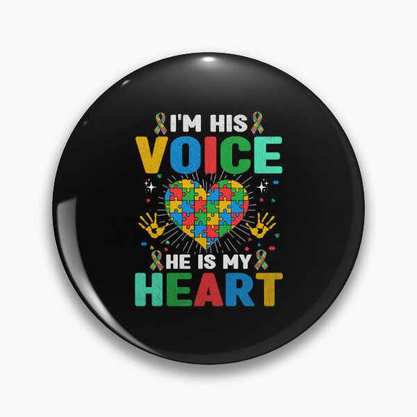 Item preview, I'm his voice he is my heart designed and sold by marfanna.