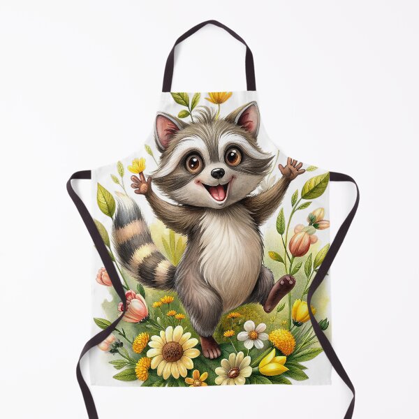 Item preview, cute cheerful little raccoon designed and sold by Arextr.