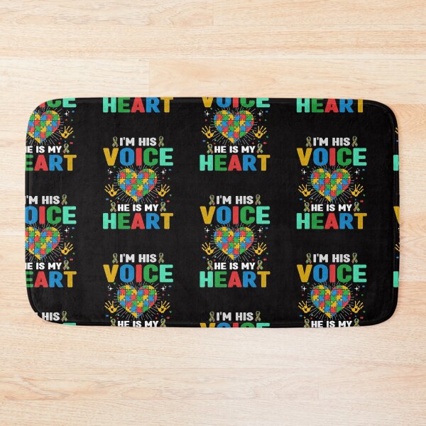 Item preview, I'm his voice he is my heart designed and sold by marfanna.