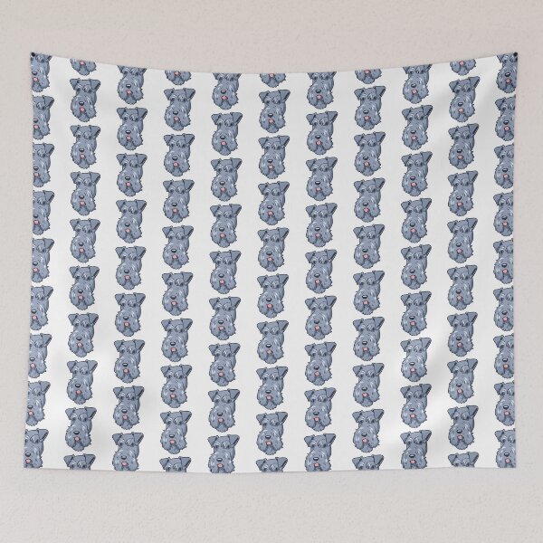 Item preview, Kerry blue terrier dog face designed and sold by Yaragold.