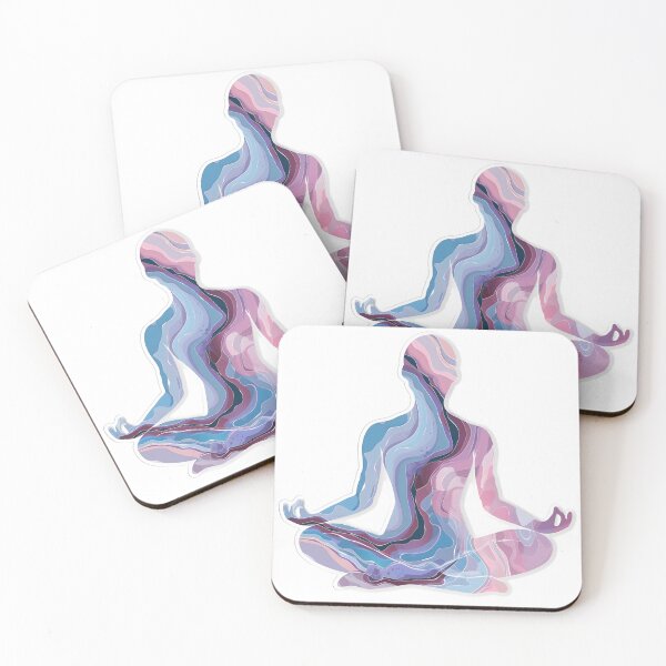 Item preview, Flowing Contemplation - Abstract Meditation Sticker designed and sold by Liseri.