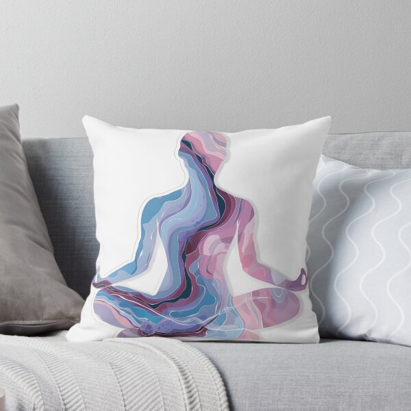 Item preview, Flowing Contemplation - Abstract Meditation Sticker designed and sold by Liseri.