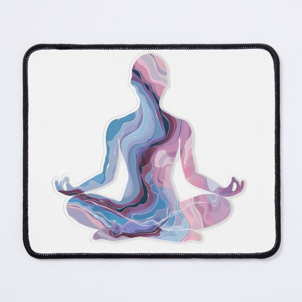 Item preview, Flowing Contemplation - Abstract Meditation Sticker designed and sold by Liseri.