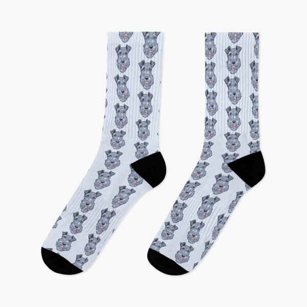 Item preview, Kerry blue terrier dog face designed and sold by Yaragold.
