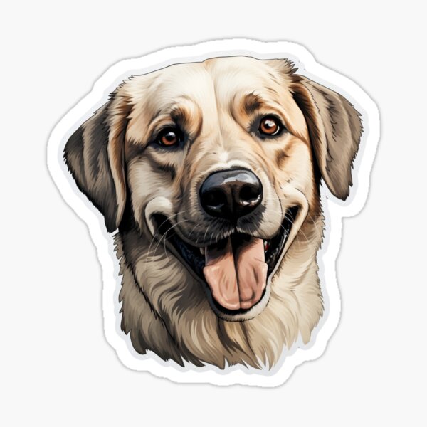 Artikel-Vorschau von Aufkleber für anatolischen Schäferhund / Kangal-Schäferhund-Welpe / süßer Kangal, designt und verkauft von SMARTKIT  DESIGNAGENCY.