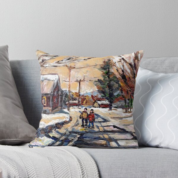 Item preview, BEST ORIGINAL QUEBEC PAINTINGS WINTER WALK IN THE COUNTRY designed and sold by Carole  Spandau.