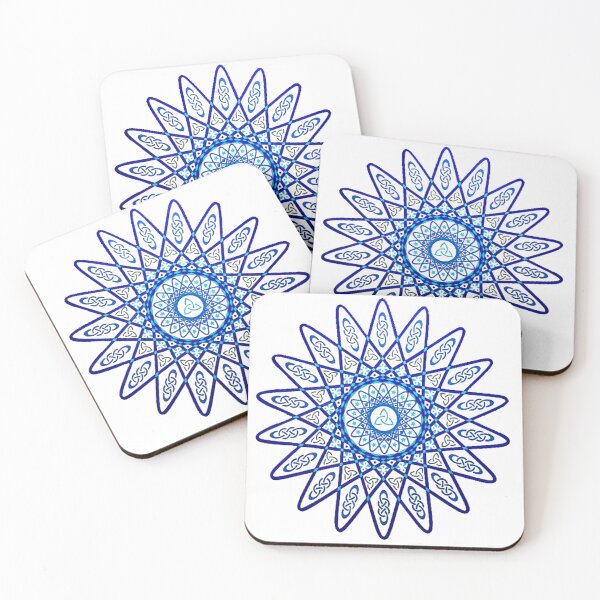 Item preview, Blue Celtic Knot Mandala designed and sold by SpiroCat.