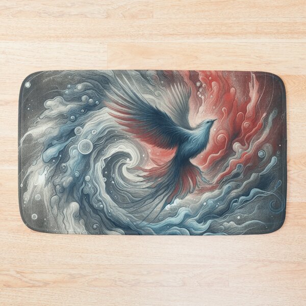 Item preview, Spirit of the Tempest - Phoenix in Cosmic Swirl designed and sold by RuyaFab.