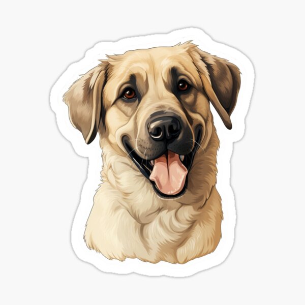 Artikel-Vorschau von Aufkleber für anatolischen Schäferhund / Kangal-Schäferhund-Welpe / süßer Kangal, designt und verkauft von SMARTKIT  DESIGNAGENCY.