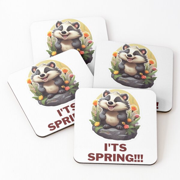 Item preview, I'ts Spring, Cute Baby Badger designed and sold by Krieghorn.