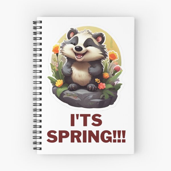 Item preview, I'ts Spring, Cute Baby Badger designed and sold by Krieghorn.