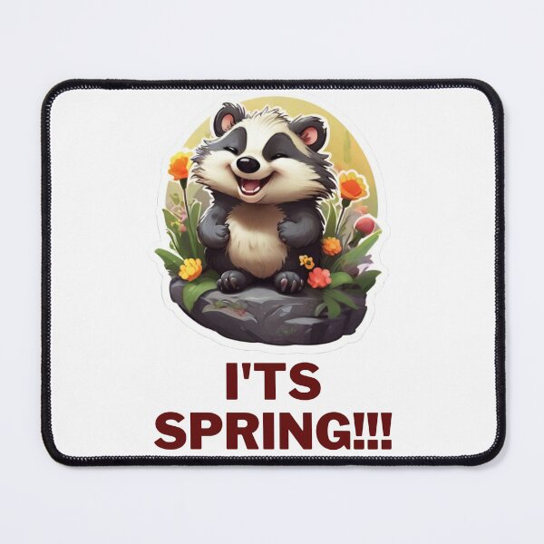 Item preview, I'ts Spring, Cute Baby Badger designed and sold by Krieghorn.