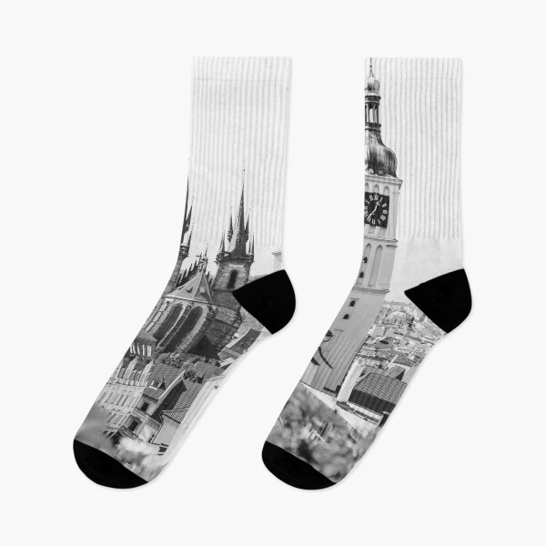 Item preview, Black and White Prague Czech Republic Europe designed and sold by ShopJoel.