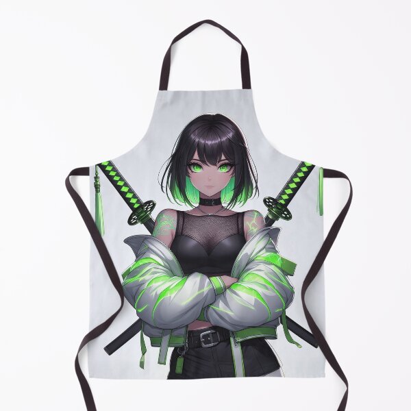 Item preview, Futuristic Warrior Girl with Katanas designed and sold by RuyaFab.