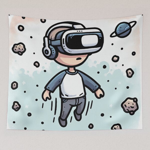 Item preview, "Galactic Dreamer: Cartoon Adventure in Outer Space" designed and sold by zzz888.