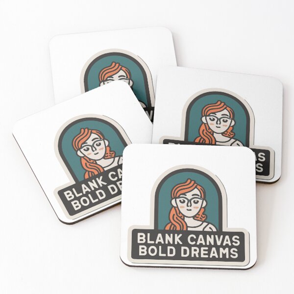 Item preview, Blank Canvas, Bold Dreams - Artist Self-Portrait designed and sold by NiftyWrx.