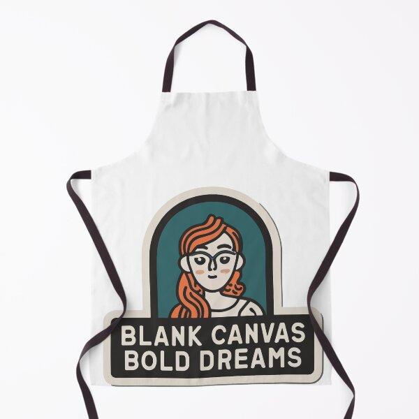 Item preview, Blank Canvas, Bold Dreams - Artist Self-Portrait designed and sold by NiftyWrx.