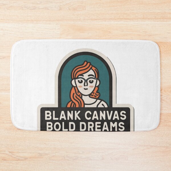 Item preview, Blank Canvas, Bold Dreams - Artist Self-Portrait designed and sold by NiftyWrx.