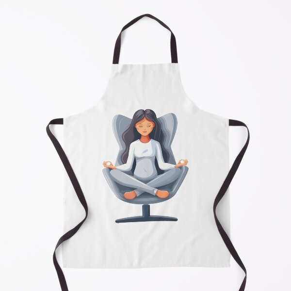 Item preview, Office Zen - Modern Chair Yoga Sticker designed and sold by Liseri.