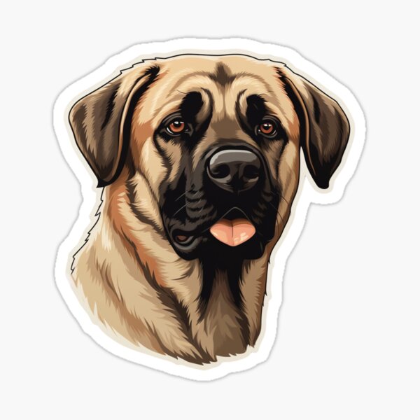 Artikel-Vorschau von Aufkleber für anatolischen Schäferhund / Kangal-Schäferhund-Welpe / süßer Kangal, designt und verkauft von SMARTKIT  DESIGNAGENCY.