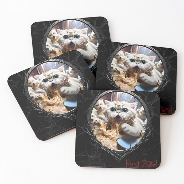 Item preview, Cats & Kittens Making A Huge Peanut Butter Mess designed and sold by FatCatStudios.
