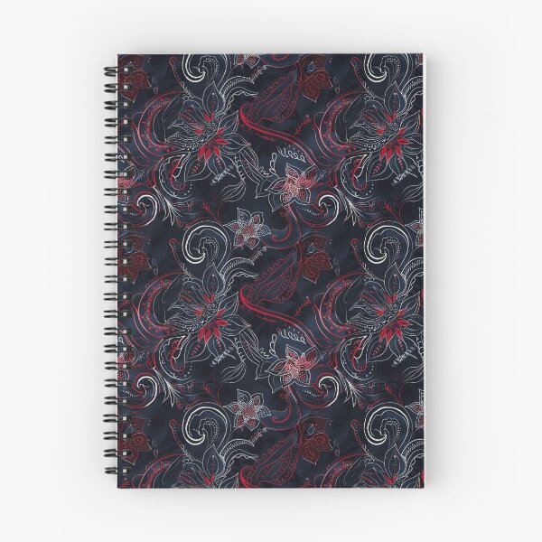 Item preview, Black Mangoli Cascade Pattern designed and sold by DreamBackDrops.