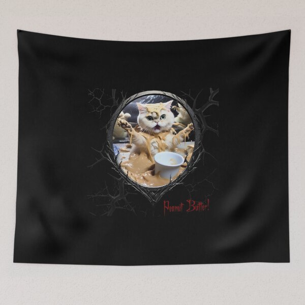 Item preview, Cats & Kittens Making A Huge Peanut Butter Mess designed and sold by FatCatStudios.