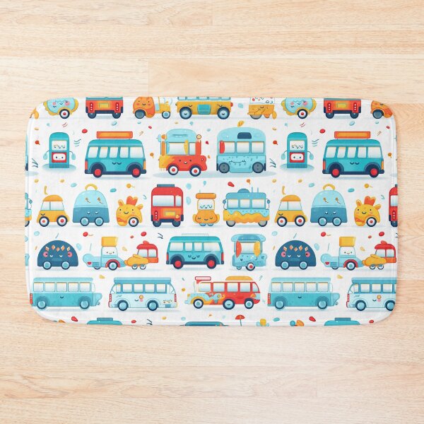 Item preview, Cute Cartoon Buses designed and sold by DrPhatPhaw.