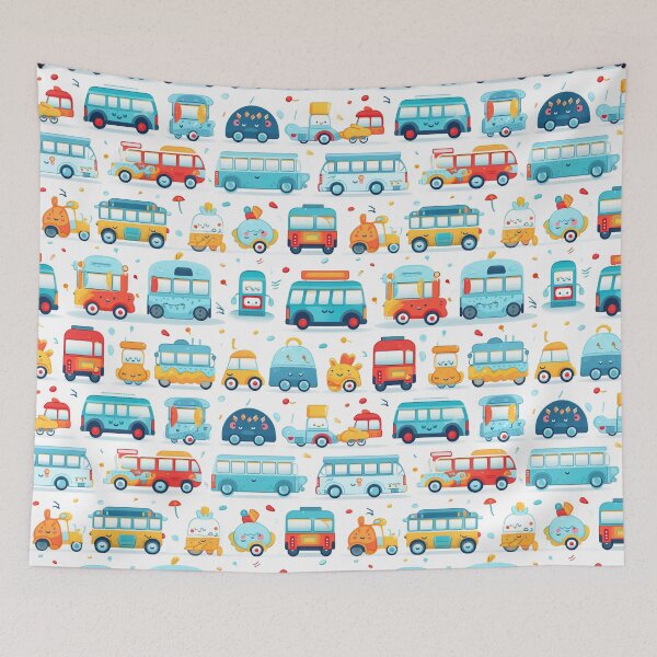 Item preview, Cute Cartoon Buses designed and sold by DrPhatPhaw.