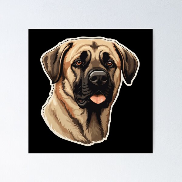 Artikel-Vorschau von Aufkleber für anatolischen Schäferhund / Kangal-Schäferhund-Welpe / süßer Kangal, designt und verkauft von SMARTKIT  DESIGNAGENCY.